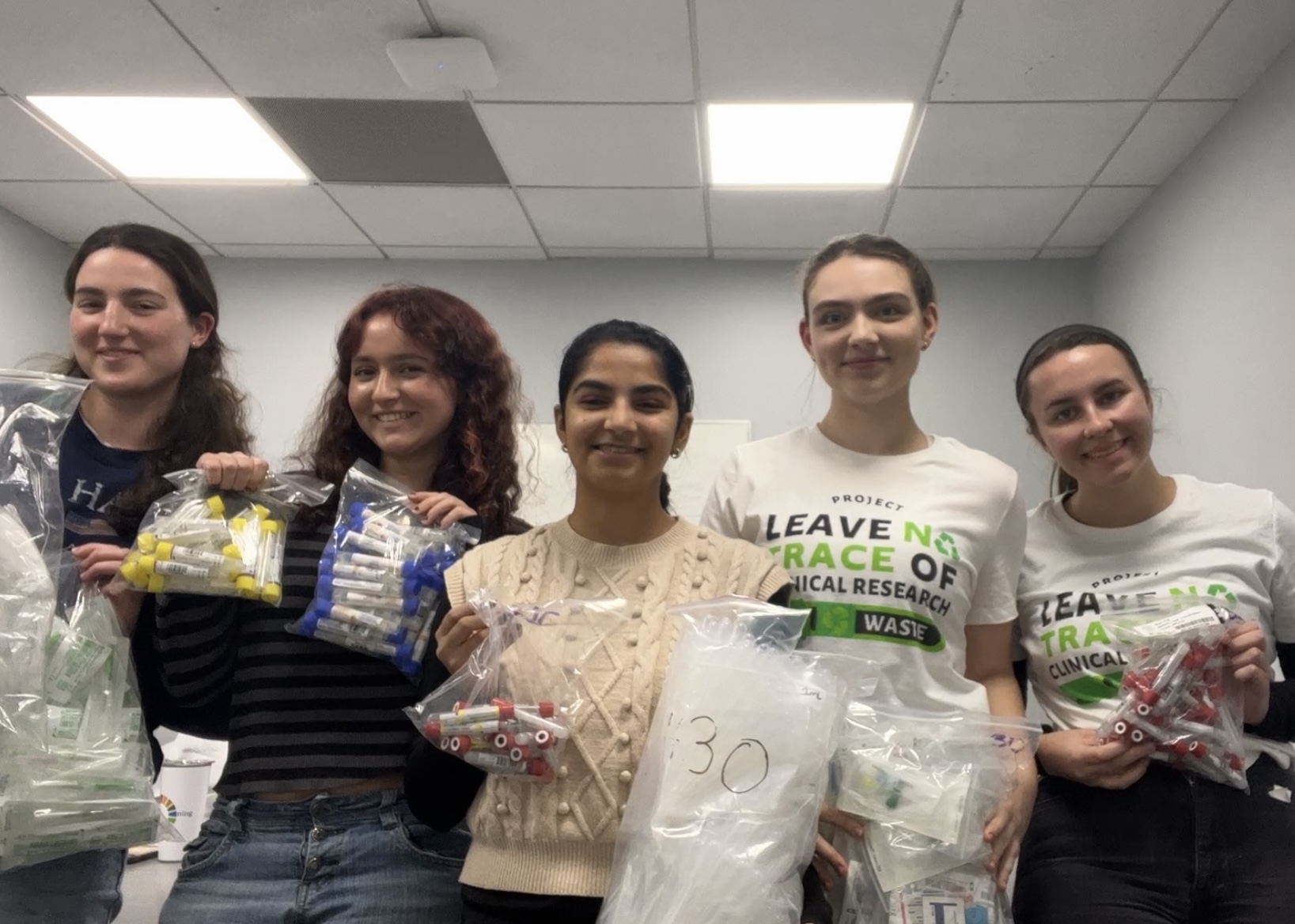 Riley Lima and volunteers of the LNTCRW project