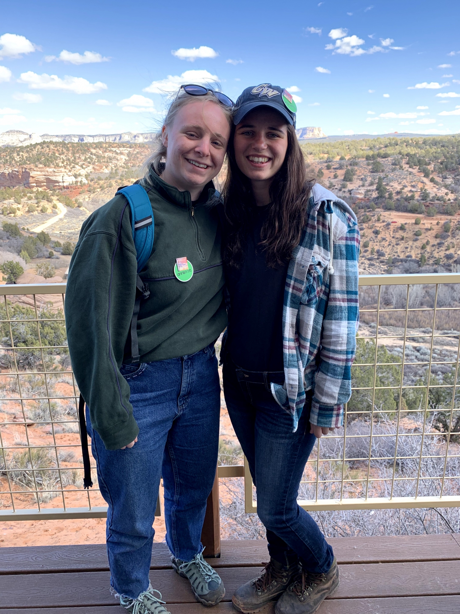 Picture of Marietta DeJulio-Burns (right) and Annalise Morrone (left)