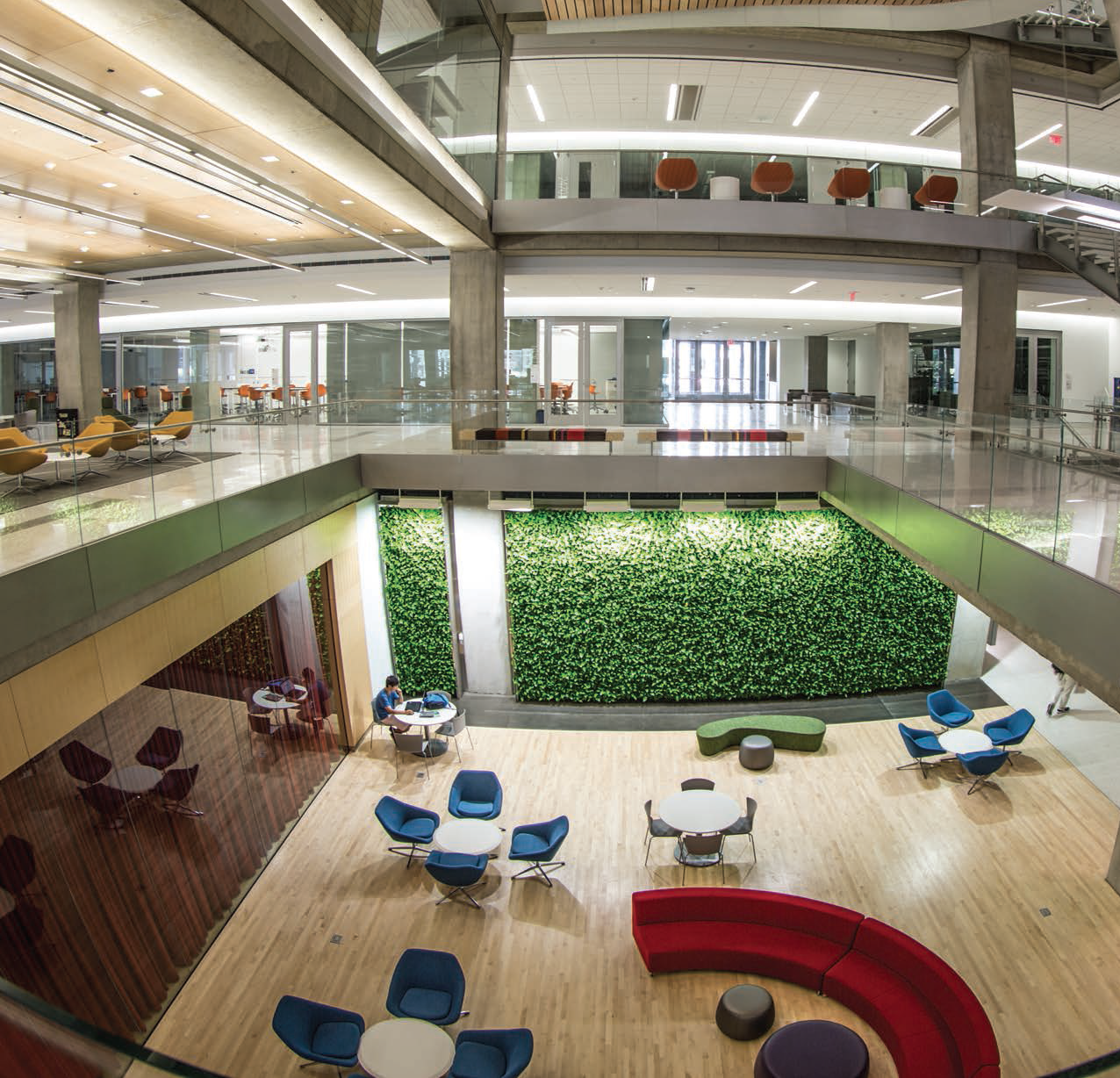 Green Wall in LEED building